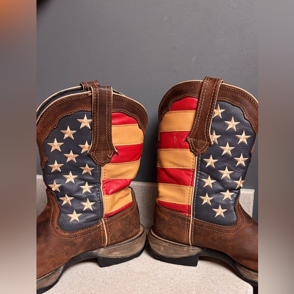 Durango USA Flag Boots Patriotic RD4414 Womens Cowgirl Leather Distressed Sz 9 M - Picture 7 of 7